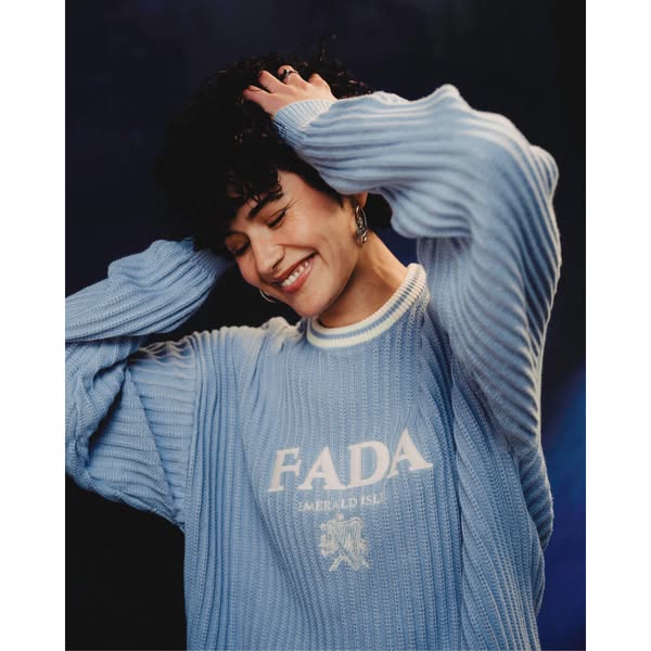 Knit Sweater Baby Blue
