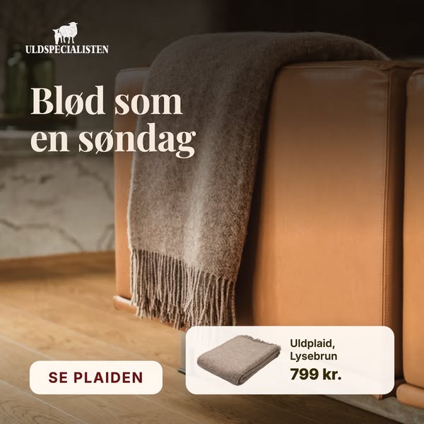 Bestseller plaid: Fra kun 499 kr.