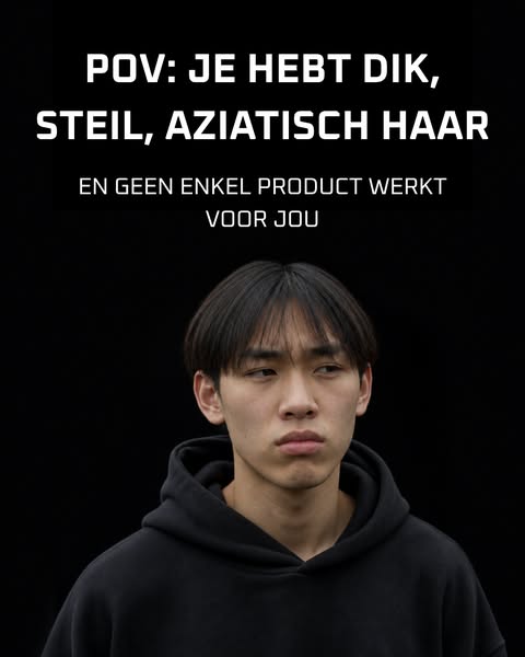 Gebouwd voor steil, Aziatisch haar