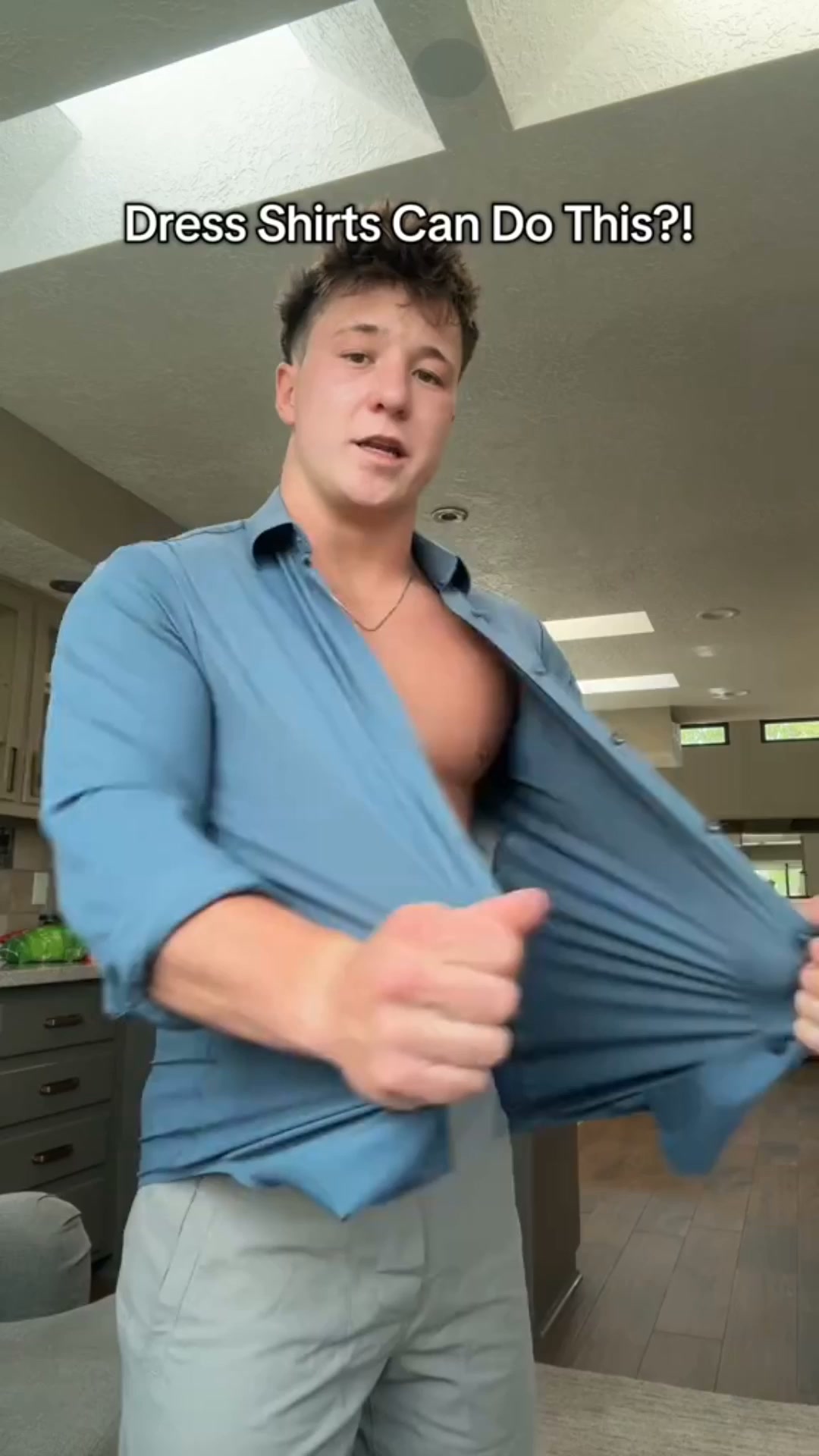 Stretchy Slim Men's Shirt | Free Shipping