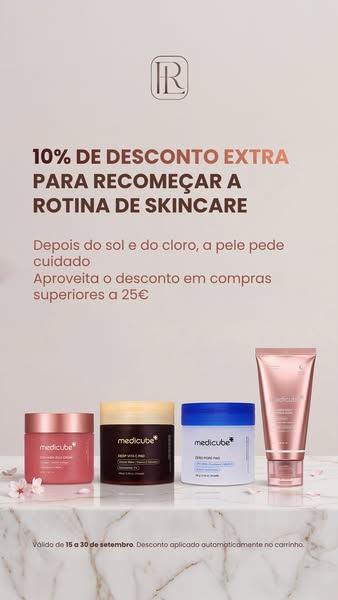 10% extra em toda a K-Beauty até 30 de setembro