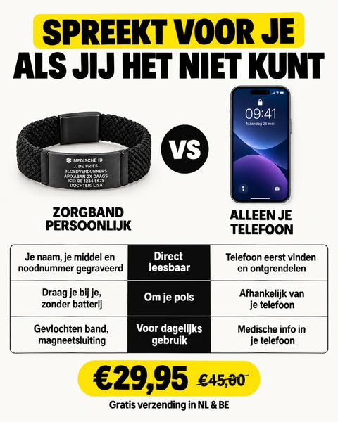 Je telefoon spreekt niet voor je. Je pols wel.