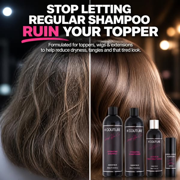 Stop letting regular shampoo ruin your topper