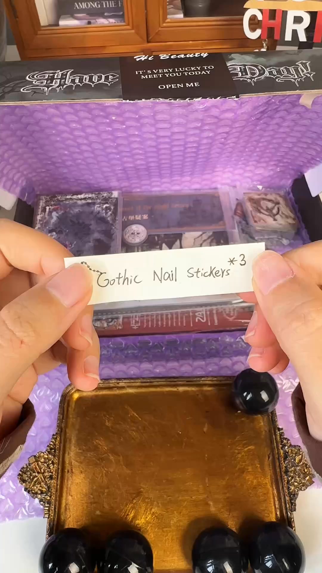 Dark Gothic Mystery Box pour ton journal