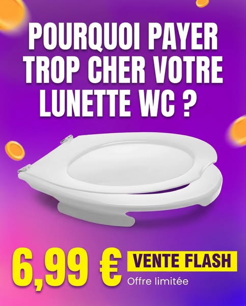 Kit Lunette WC à 6,99€