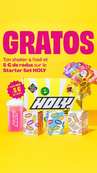 Obtiens 5 € de réduction avec le code « HOLY » !!