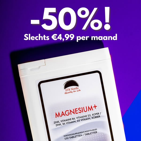 Magnesium+ €4,99 per maand!