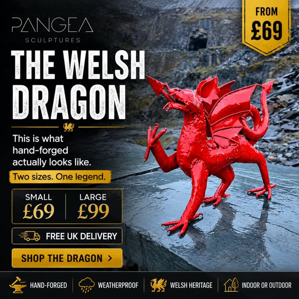 Exclusive Welsh Dragon by Pangea