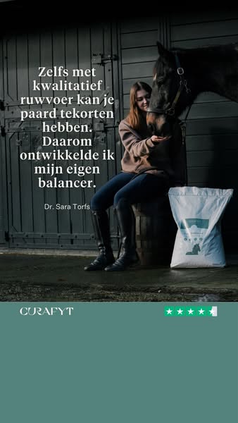 Alle essentiële voedingsstoffen om het ruwvoer dieet van je paard aan te vullen