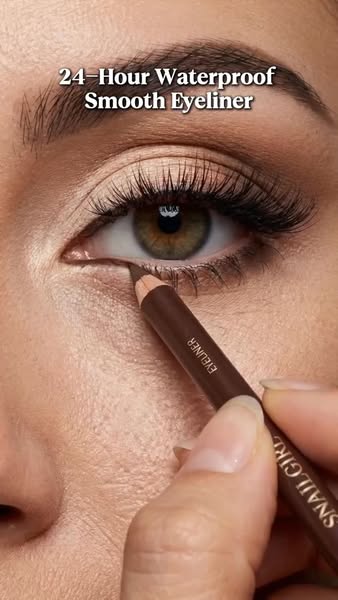 24 HR Waterproof Eyeliner Duo Sharpenable Eye Pencil