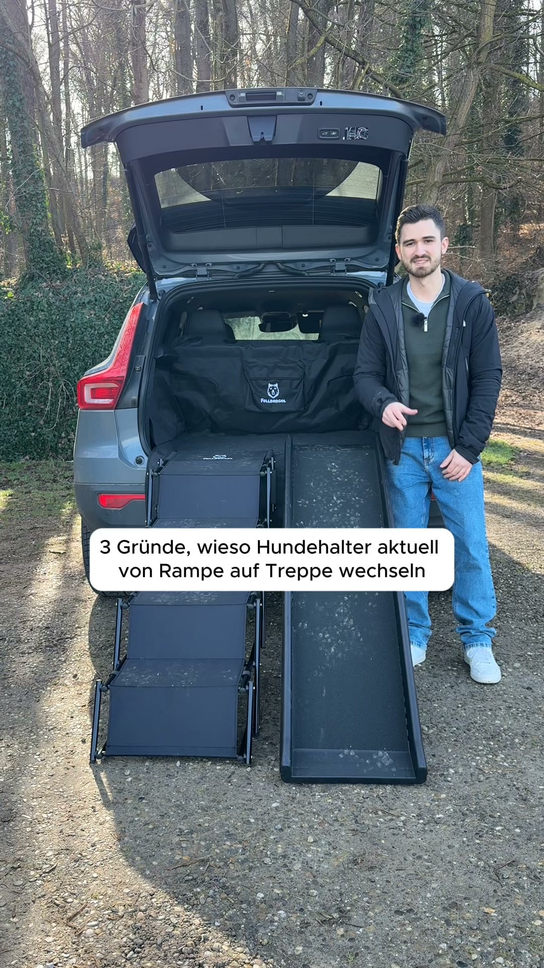 15.000+ Hunde vertrauen dieser Treppe