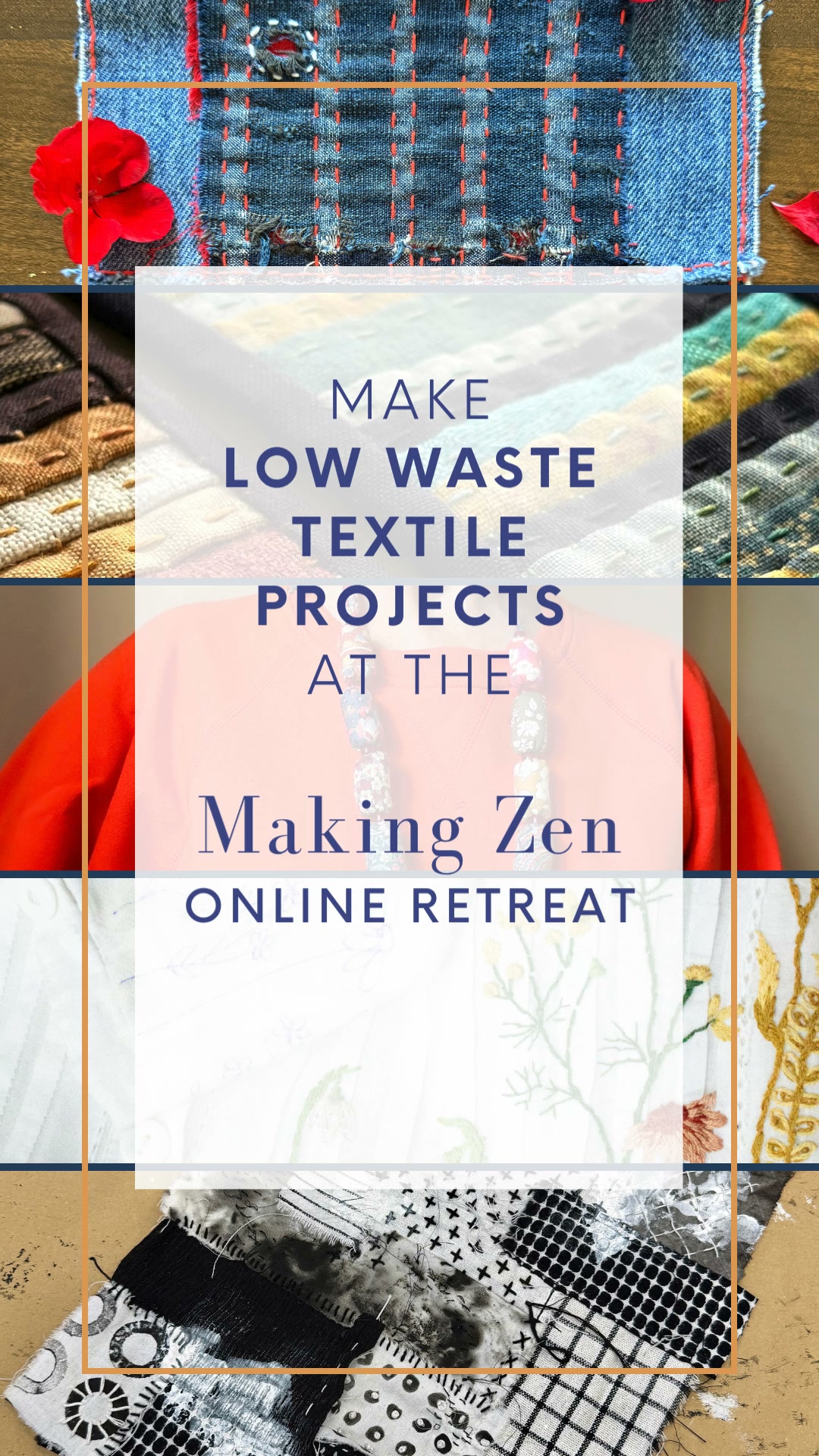 FREE 5-Day Retreat: stitch, slow down, and discover mindful stitching