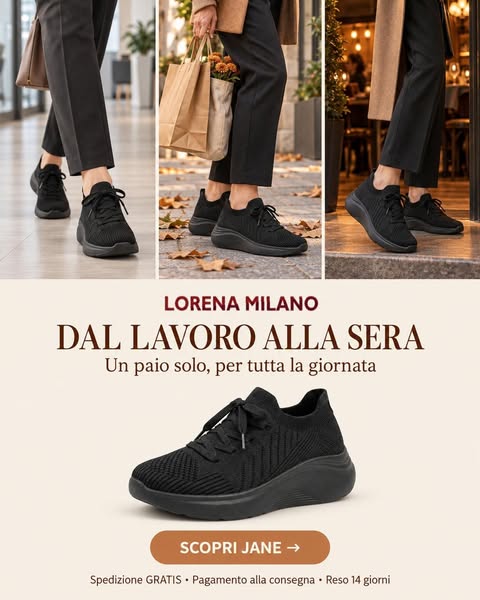 Jane - Scarpa comfort donna