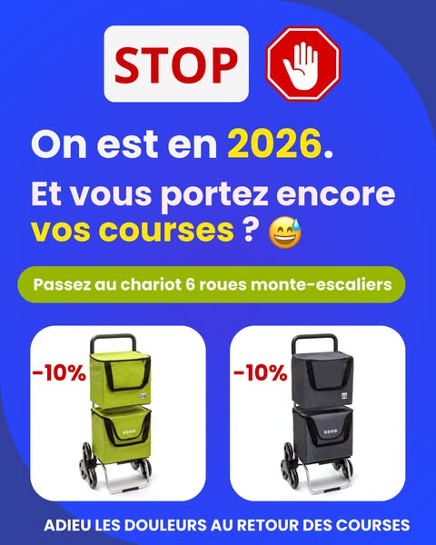 Arrêtez de porter vos courses