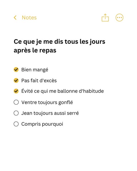 Tu fais tout bien. Ton ventre s'en fiche encore. Voici pourquoi