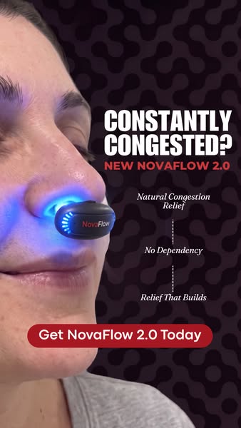 You haven't been congested for a week. You've been congested for years.