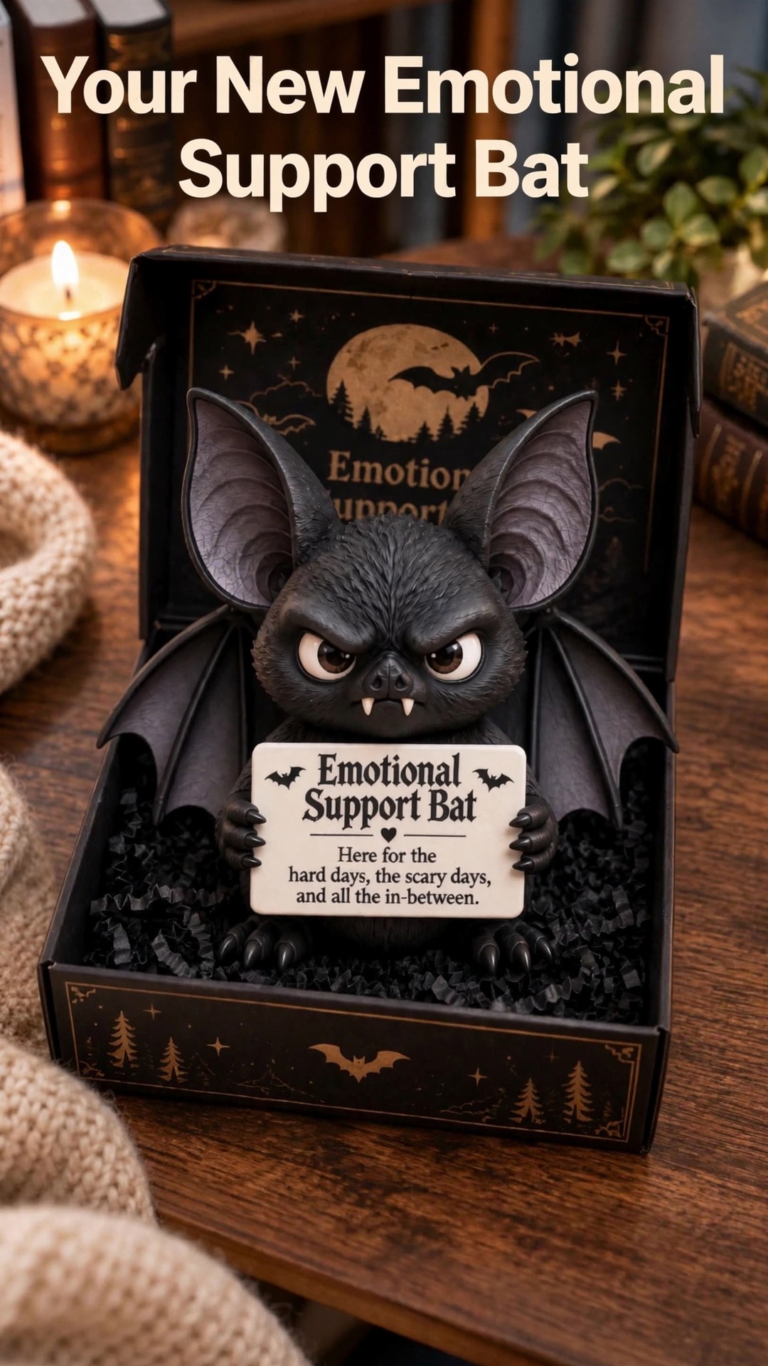 Cute Grumpy Emotional Support Animal Figures, Mini Tabletop Companion Ornament, Unique Humor‑Filled Gift for Animal Lovers | Collectible De