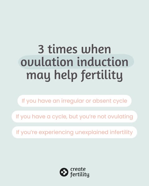 Ovulation Induction | Create Fertility