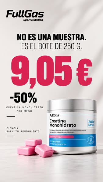 Creatina Bubblegum al 50%
