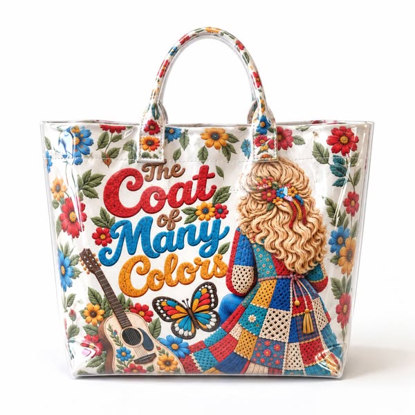 SALE! Coat Of Many Colors PVC Tote Bag