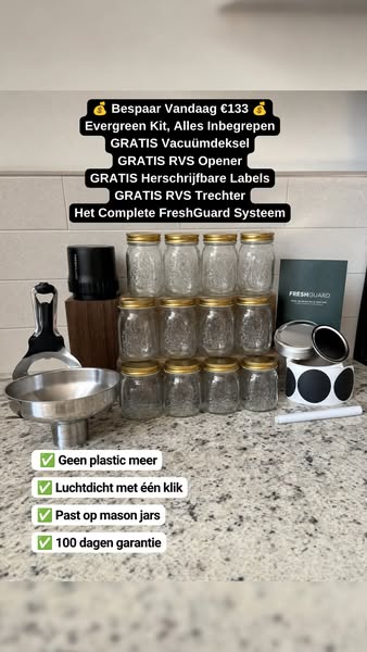 Je eten. Nog steeds vers. Dagen later.