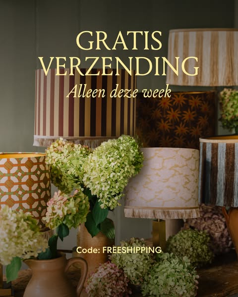 Nieuwe webshop, gratis verzending