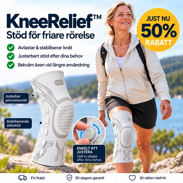 50% RABATT – Prova FlexiBrace™ innan du väljer operation