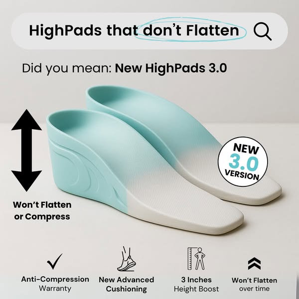 The NEW HighPads 3.0 (Most Advanced Height Insole)