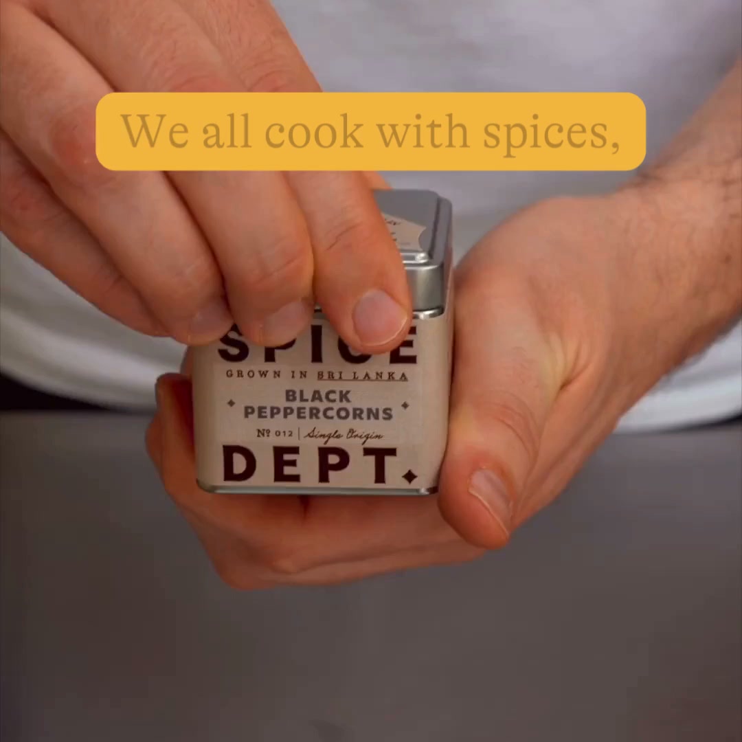 Spices, as they're meant to taste