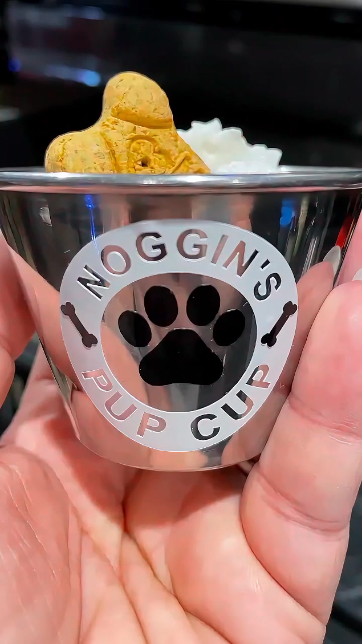 Custom Reusable Pup Cup Puppuccino Mug