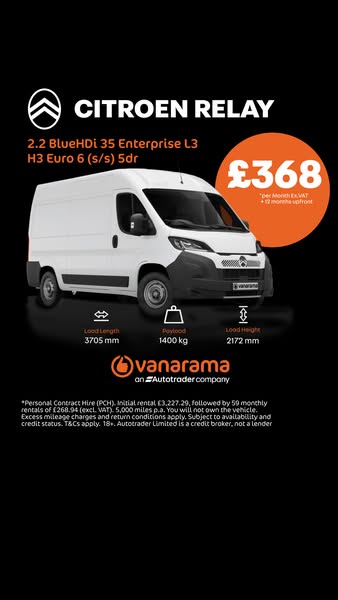 Our best value van deals
