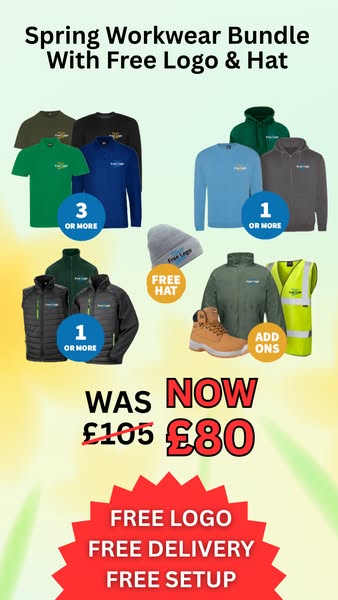 £80 FREE DELIVERY FREE LOGO
