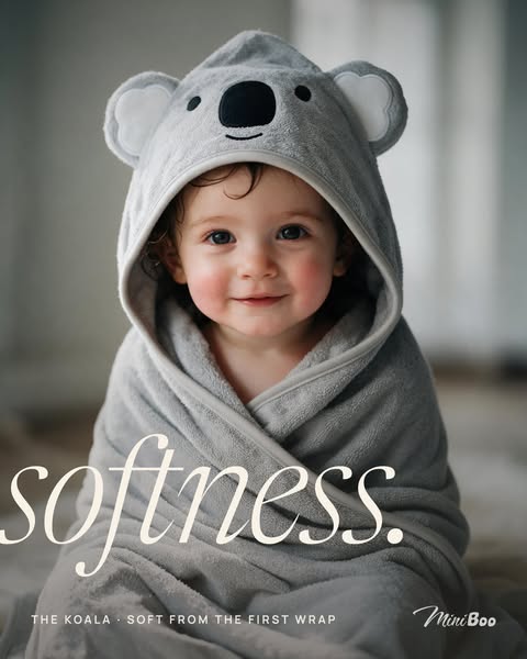 The Koala hooded towel