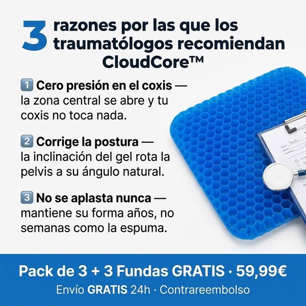 EL COJÍN RECOMENDADO POR ESPECIALISTAS!
