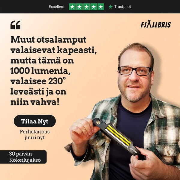 Pakollinen talven pimeydessä!
