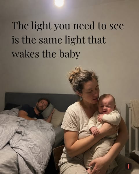 Enough light to see. Not enough to wake the house.