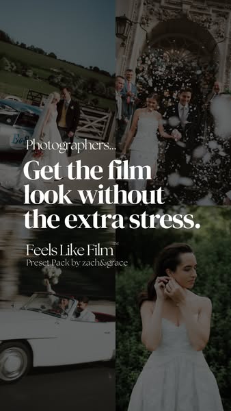 Film Presets for Weddings
