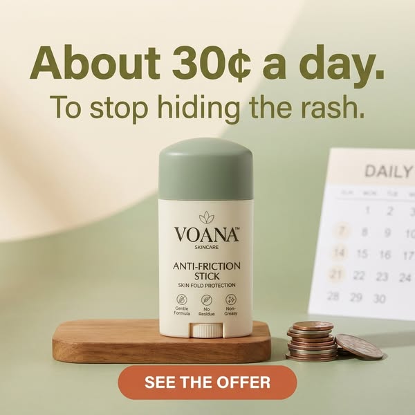 End Your Skin Fold Rash For 30¢ A Day