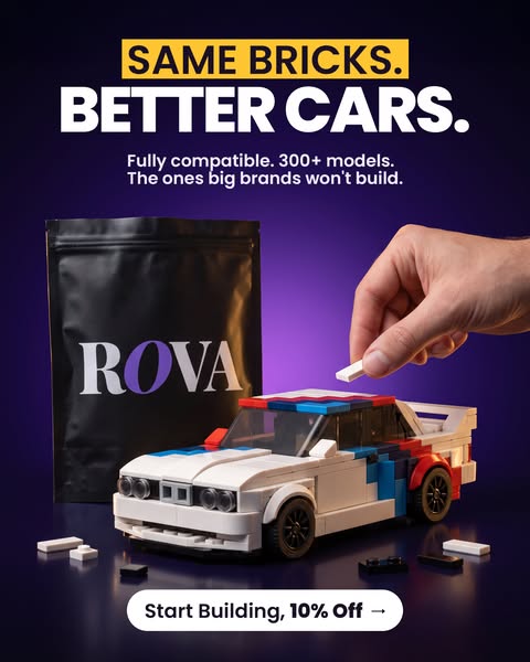 Same Bricks. Better Cars.