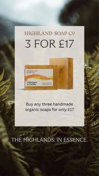 Wild Gorse & Vanilla Soap | 3 for £17