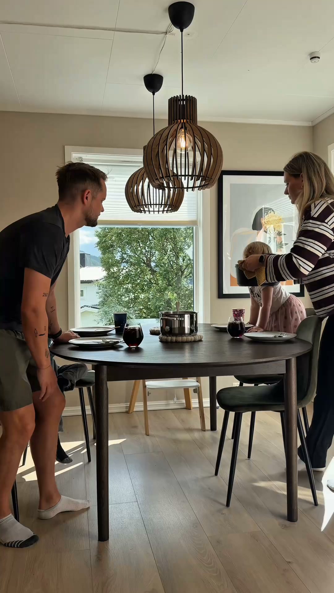 Ljus som skapar lugn och en mysig känsla