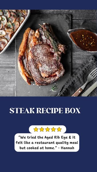 A Steakhouse Feast At Home