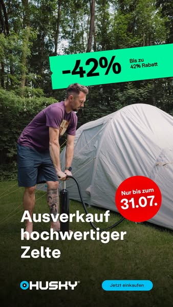 Ein gutes Zelt muss nicht die Welt kosten