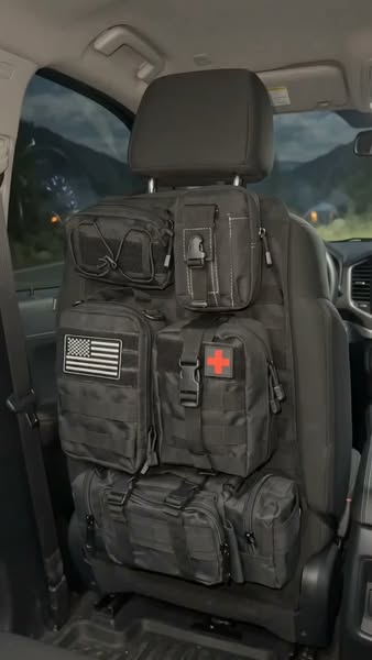 Durable 600D Nylon Seat Organizer