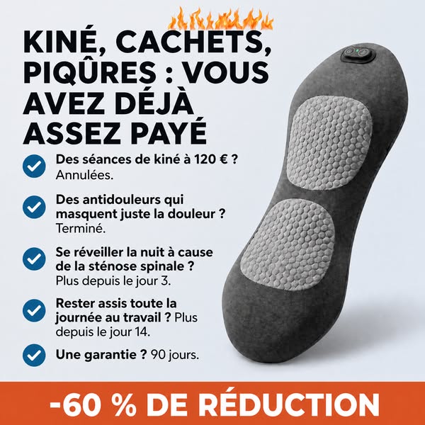 Mettez fin à vos douleurs de dos sans vous ruiner