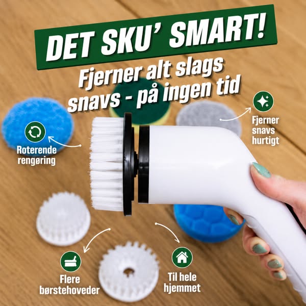 Én børste. Mange muligheder.