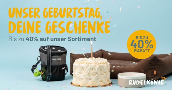 Bis zu 40% Rabatt im Birthday Sale!