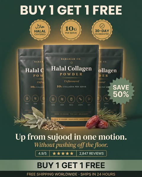 Buy 1 Get 1 Free - halal certified