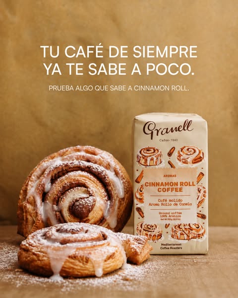 Café aroma Cinnamon Roll