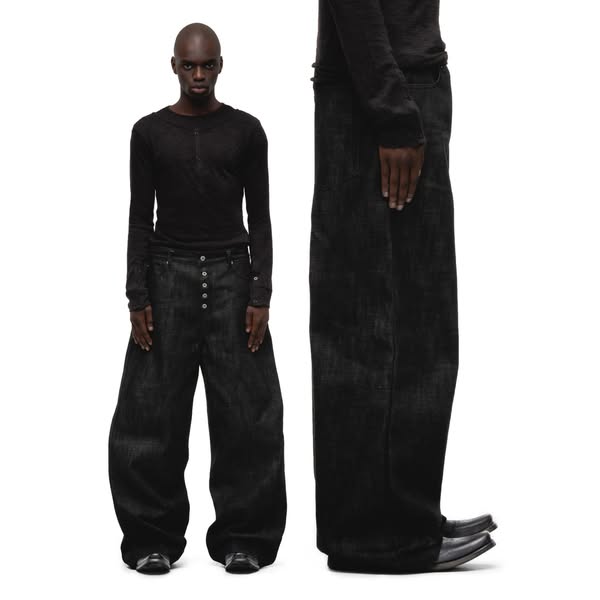 RAW DENIM JAPANESE LOOSE FIT BLACK